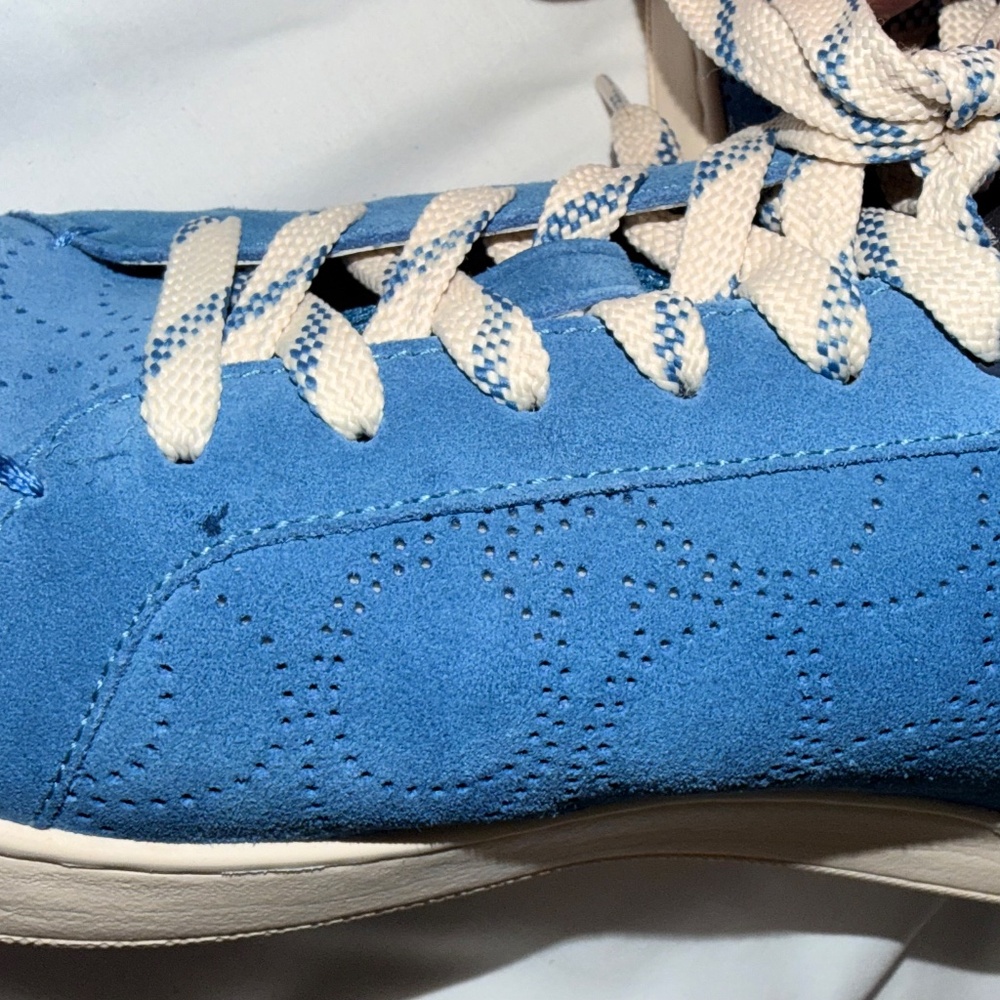 Coach Mens Clip Perforated Low Top Sneaker Size 9D Color Bright/Cobalt G5111 - Picture 3 of 8